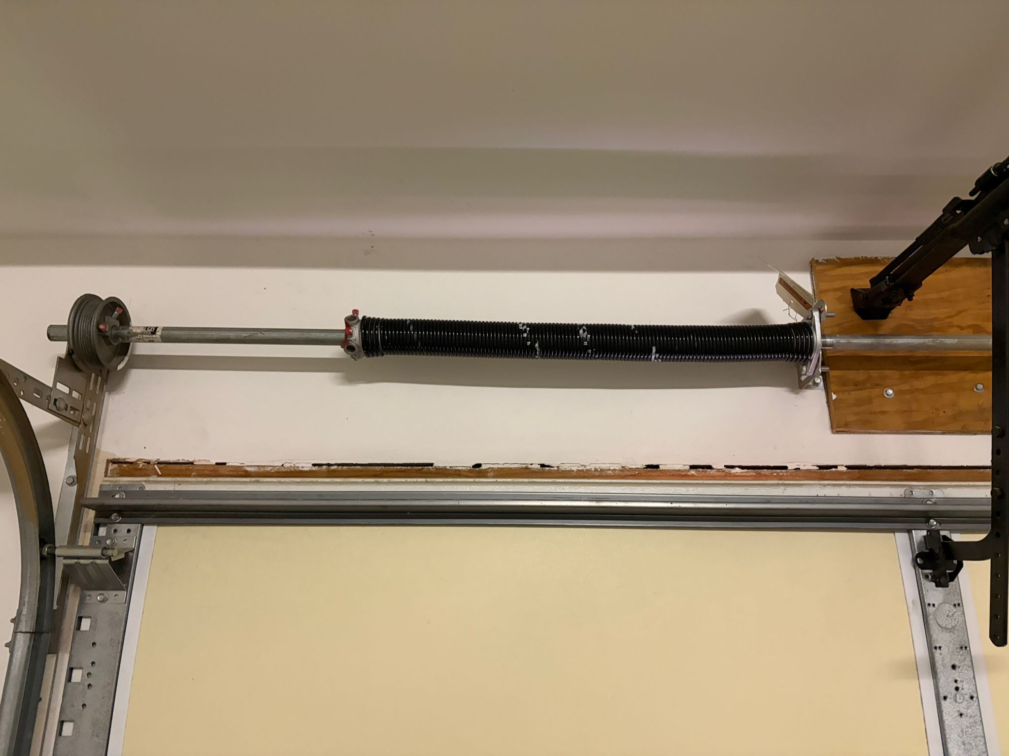 New spring after replacement